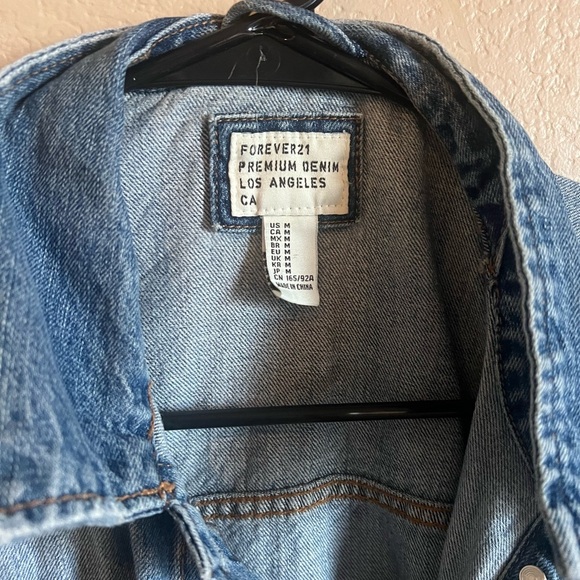 Forever 21 Light Blue Denim Jacket - Picture 2 of 4